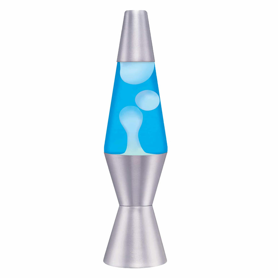 11.5" LAVA LAMP - WHITE/BLUE/SILVER Daily 3-0035