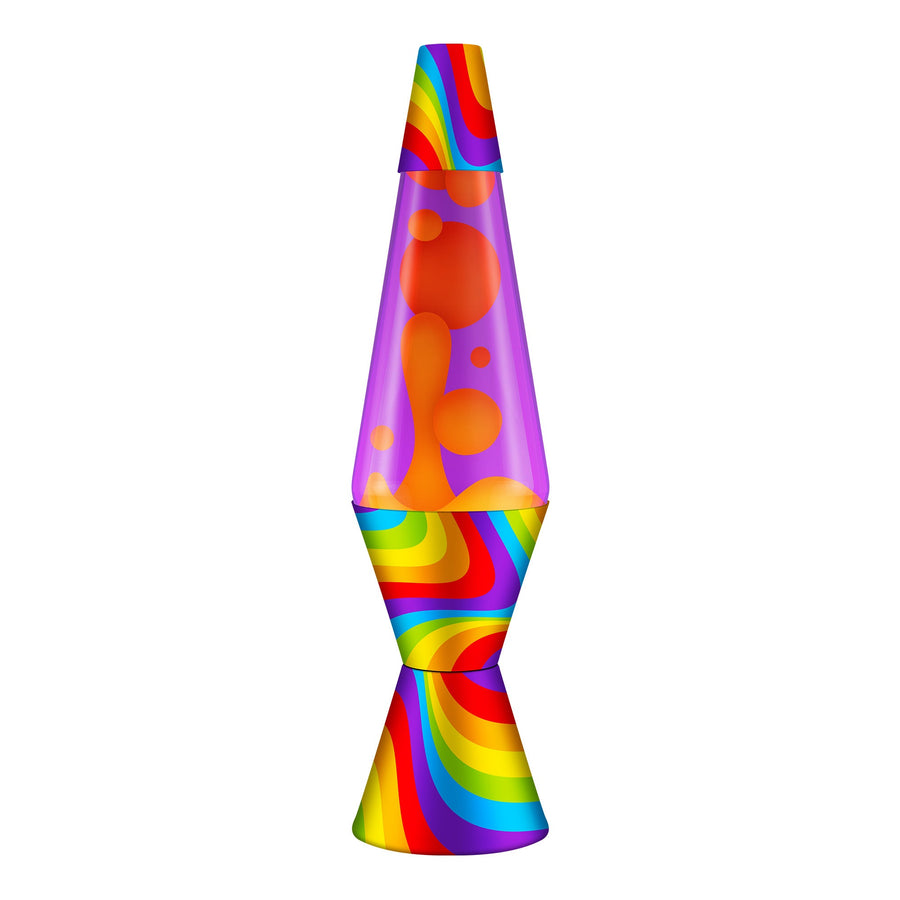 14.5" LAVA LAMP FLOWING COLOR BANDS Wave 3-0028