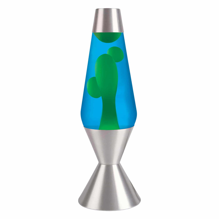 16.3" LAVA LAMP - YELLOW/BLUE/SILVER Core 3-0014