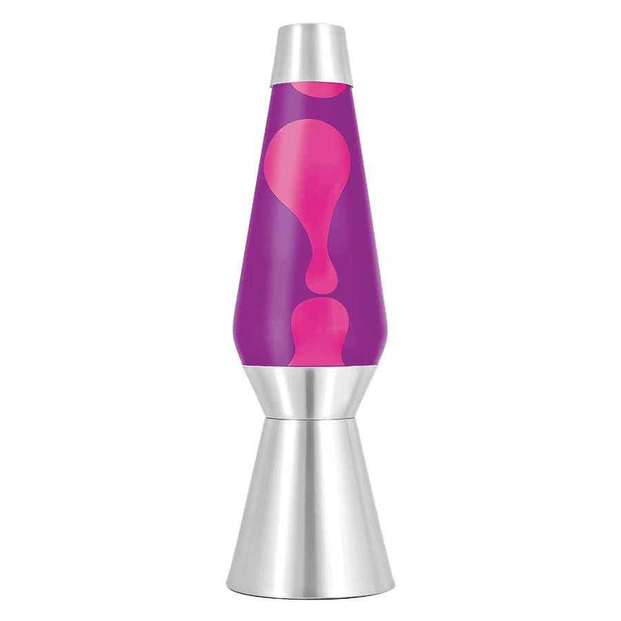 27" LAVA LAMP GRANDE - PINK/PURPLE/SILVER Select 3-0011